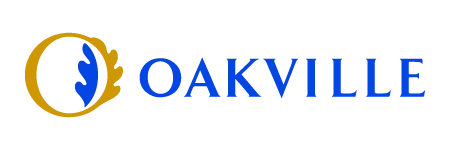 Town of Oakville logo with oak leaf emblem